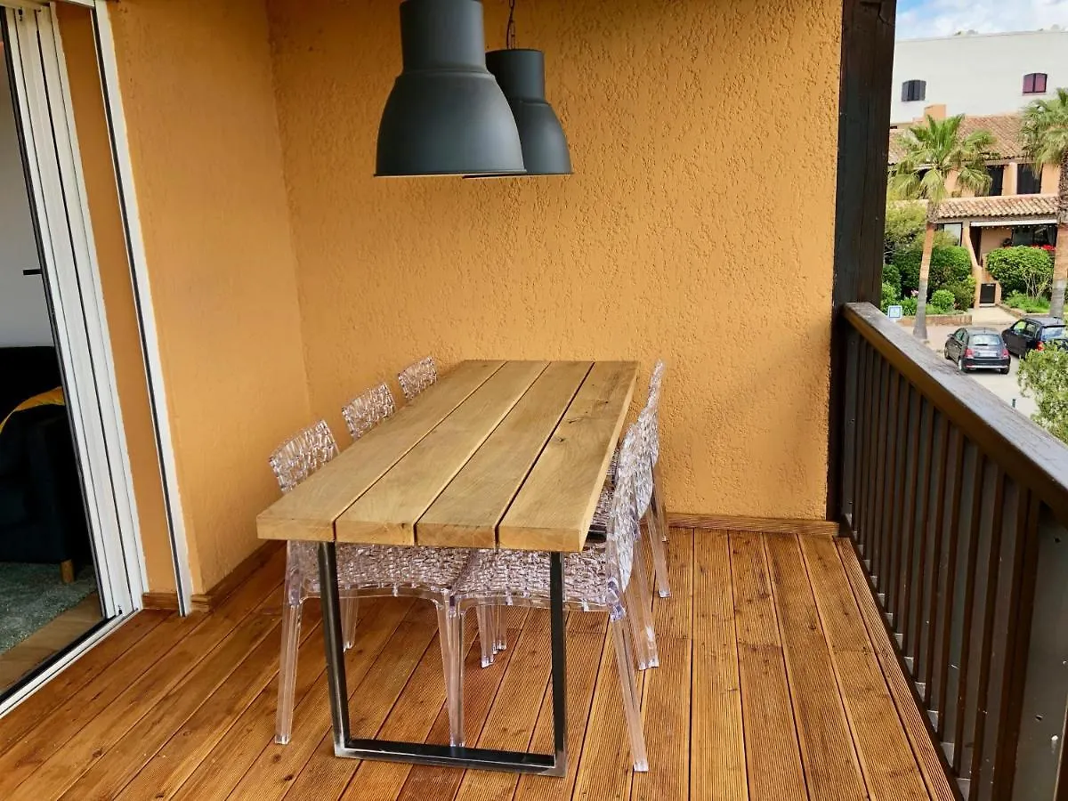 公寓 Appartement Climatise Refait A Neuf - Vue Mer Saint-Tropez - Piscine- 50M Plage 盖辛