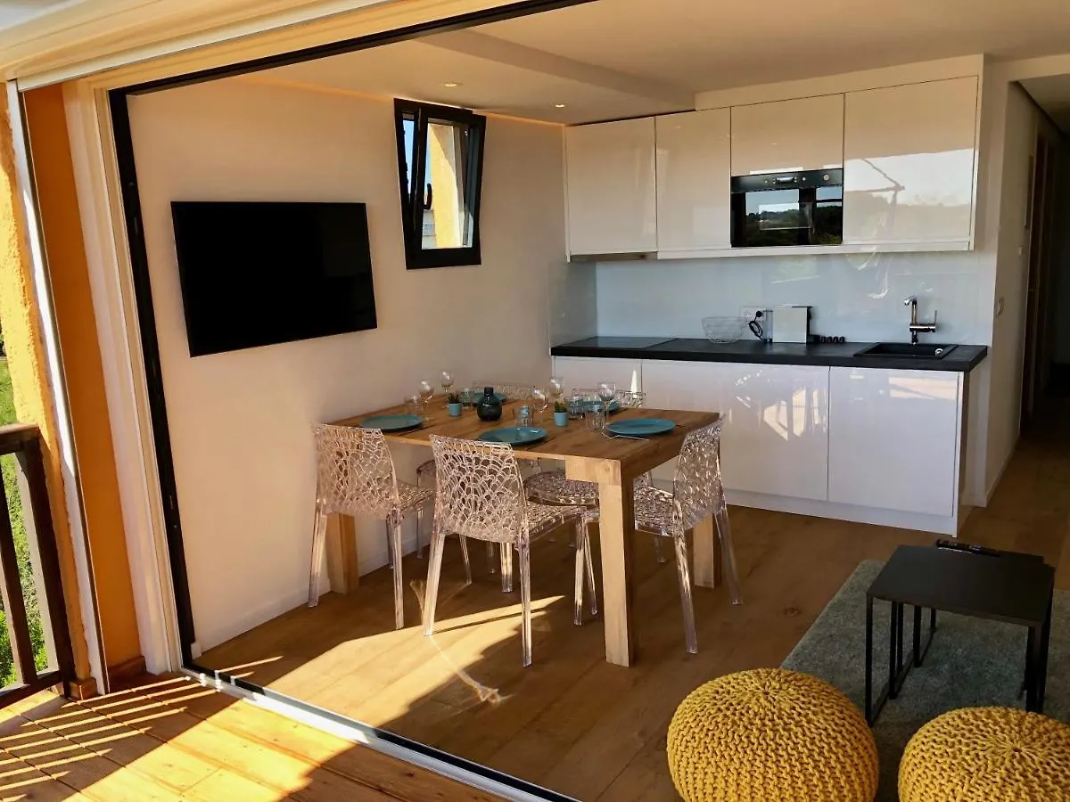 公寓 Appartement Climatise Refait A Neuf - Vue Mer Saint-Tropez - Piscine- 50M Plage 盖辛